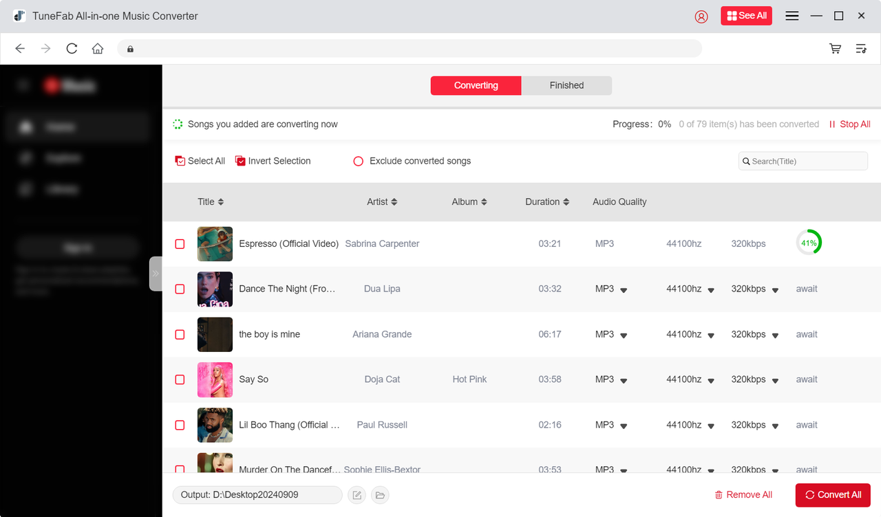 Convert Pandora Music to MP3